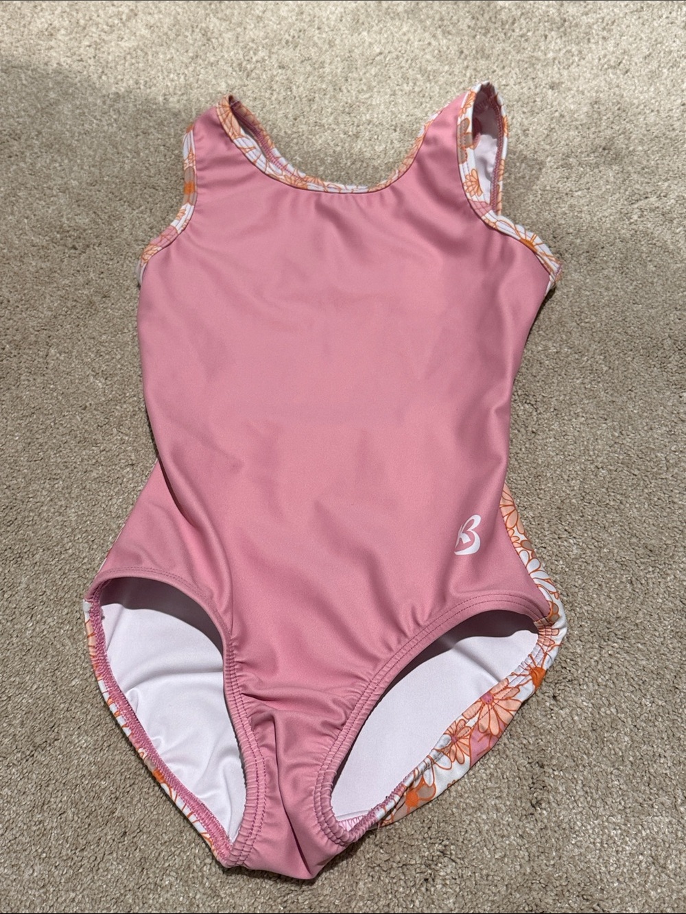 Girls' Pink Gymnastics Leo
